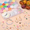 DIY Candy Color Bracelet Wine Glass Charm Making Kit DIY-YW0006-21-6