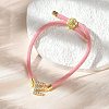 Adjustable Nylon Cord Bracelets X-BJEW-C096-01G-05-1