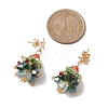 Glass Dangle Earrings EJEW-JE05961-3