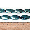 Electroplate Glass Beads Strands EGLA-N055-02M-4