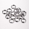 Tarnish Resistant 304 Stainless Steel Split Rings STAS-D438-01-1