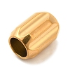 Ion Plating(IP) 304 Stainless Steel Glazed European Beads STAS-M308-10E-2