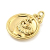 304 Stainless Steel Pendants Rhinestone Settings STAS-O009-01E-G-2