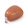 Natural Red Aventurine Pendants G-k302-B13-3
