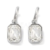 304 Stainless Steel Hoop Earring Hand Polished EJEW-C017-06P-03-1