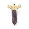 Eagle Natural Amethyst Pointed Pendants G-I333-04E-1