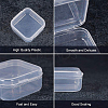 Transparent Plastic Bead Containers CON-BC0004-54-5