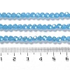 Electroplate Glass Beads Strands EGLA-A035-J4mm-A07-4