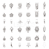 24 Sets 12 Style Brass Box Clasps KK-PH0002-55-1