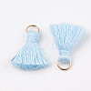 Polycotton(Polyester Cotton) Tassel Pendant Decorations X-FIND-S280-11-2