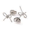 Non-Tarnish 304 Stainless Steel Stud Earrings X-EJEW-G395-26P-2