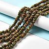 Natural Unakite Beads Strands G-G841-B13-4