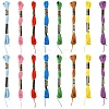 6Bundles Polyester Embroidery Floss OCOR-YW0001-25E-2