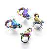 Ion Plating(IP) 304 Stainless Steel Lobster Claw Clasps STAS-H353-A-02M-1