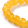 Dyed Natural Jade Beads Stretch Bracelets BJEW-G633-B-02-2