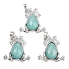 Natural Amazonite Pendants G-A315-03A-P-1