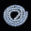 Electroplate Glass Beads Strands EGLA-A044-J6mm-A06-3