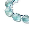 Natural Green Fluorite Beads Strands G-NH0032-A01-01-6