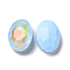 Mocha Fluorescent Style Glass Rhinestone Cabochons GGLA-M005-01B-211MK-2