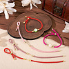 4Pcs 4 Colors Braided Nylon Cord Bracelet Making MAK-TA0001-26A-7