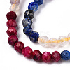 Natural & Synthetic Mixed Gemstone Beads Strands G-D080-A01-03-16-3