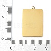 304 Stainless Steel Rhinestones Pendants STAS-D306-01G-I-3