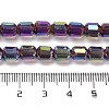 Electroplate Glass Beads Strands EGLA-D030-19E-4