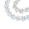 Electroplate Glass Beads Strand EGLA-S188-17-B04-6