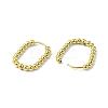 Real 18K Gold Plated 316 Stainless Steel Hoop Earrings EJEW-L267-005G-04-2