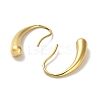 304 Stainless Steel Teardrop Dangle Earrings EJEW-Q793-01G-2