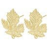 Brass Stud Earring Findings LS-KK-Z099-04G-02-1
