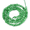 Dyed Natural White Jade Beads Strands X-G-T139-4mm-60-17-2