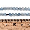 Natural Aquamarine Beads Strands G-F509-10-4mm-5