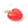 150Pcs Opaque Acrylic Heart Charms PALLOY-SZ00048-3