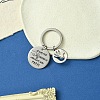 Alloy & 201 Stainless Steel Keychain KEYC-YW00102-09-1