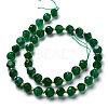 Natural Green Onyx Agate Beads Strands G-M367-20A-2