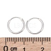925 Sterling Silver Hoop Earring Findings STER-E062-05A-S-4