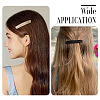 2Pcs 2 Colors Cellulose Acetate and Iron Hair Barrettes for Women Girl PHAR-TADJ0001-01A-6