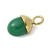 Natural Green Onyx Agate(Dyed & Heated) Pendants STAS-L277-07G-05-2