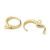 Rack Plating Brass Hoop Earring Settings KK-F090-14G-2