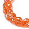 Transparent Electroplate Glass Beads Strands LS-EGLA-N013-T8mm-B09-3