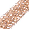 Electroplate Glass Beads Strands EGLA-A044-T6mm-A20-1
