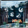 Waterproof PVC Colored Laser Stained Window Film Adhesive Stickers DIY-WH0256-020-6