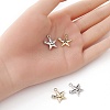 4Pcs 2 Colors Rack Plating Alloy Rhinestone Pendants FIND-YW0003-59-3