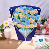 DIY Paper Flower Bouquet Greeting Card Sets AJEW-WH0455-197C-5