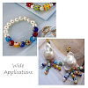 Yilisi 200Pcs 10 Colors Round Millefiori Glass Beads LK-YS0001-01-8