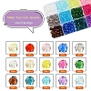 450Pcs 15 Colors Transparent Acrylic Beads TACR-YW0001-56-2