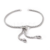 Tarnish Resistant Adjustable 304 Stainless Steel Slider Bracelets Making LS-STAS-T050-030P-3