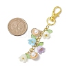 Resin Flower Pendant Decorations HJEW-JM01953-3