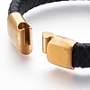 Leather Cord Bracelets BJEW-E350-09C-3